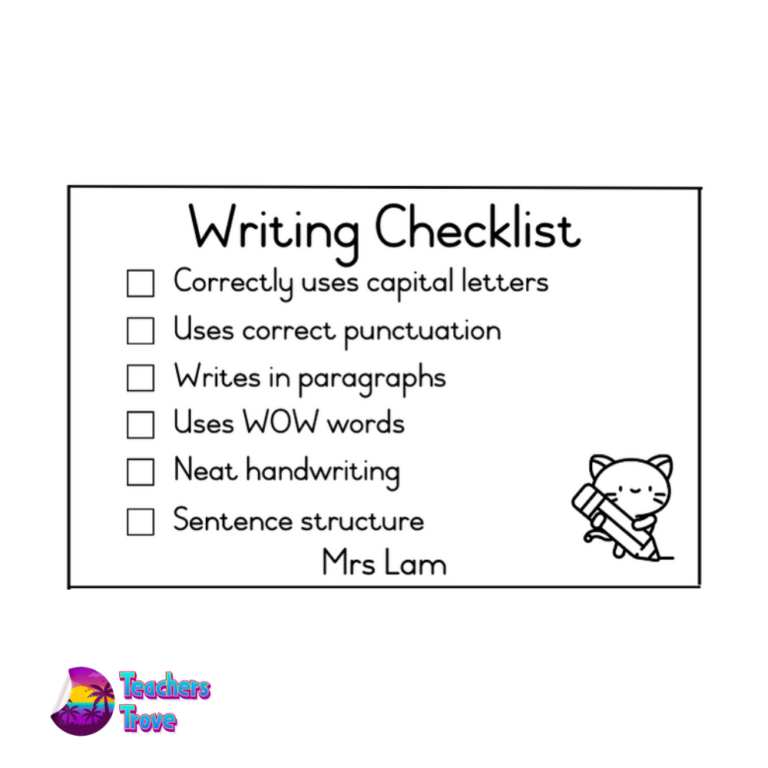 Second image of Writing Checklist Stamp: S-829